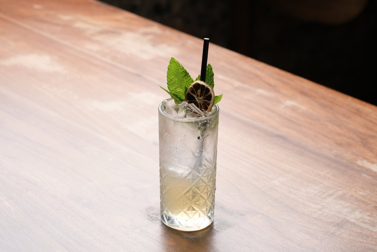 On the bar